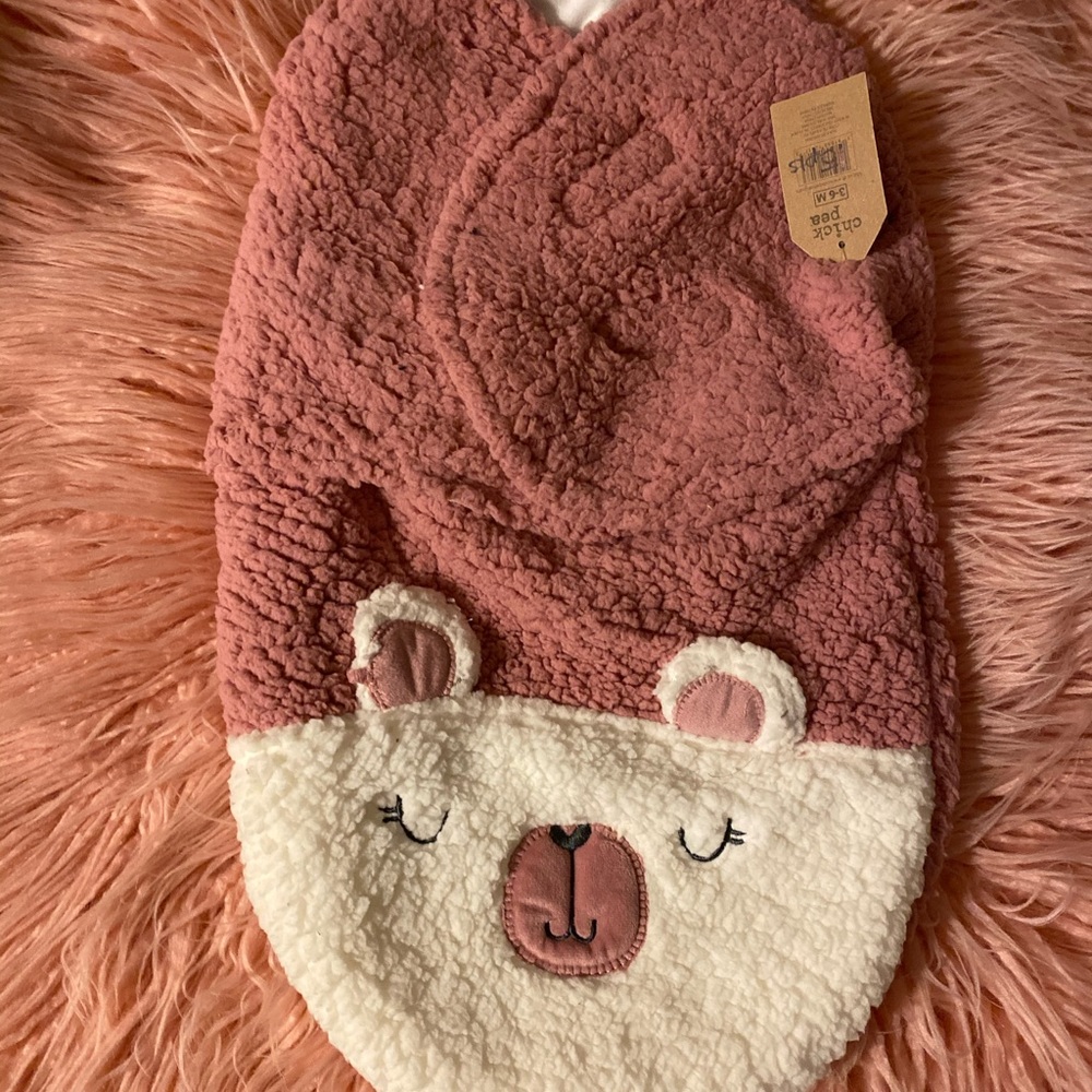 sweet pea baby swaddle - 3/6m